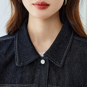 Hot Selling European and American Women's Autumn and Winter Retro Casual Sports Wash <b>Jacket</b> <b>Denim</b> <b>Jacket</b> - Product Image 2
