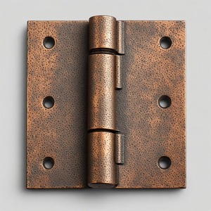 Charnières de porte décoratives de luxe en laiton massif, conçues pour les maisons sophistiquées, offrant robustesse et design élégant - Product Image 1