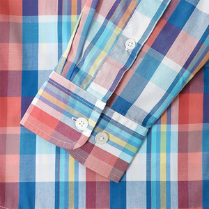 เสื้อเชิ้ตผ้าฝ้ายฟลานเนลผู้ชาย แขนยาว กระดุมเดี่ยว ทรงปกติ ระบายอากาศได้ดี เป็นมิตรกับสิ่งแวดล้อม ปรับแต่งได้  รุ่นยอดนิยม 100% ผ้าฝ้าย - Product Image 3