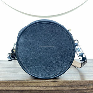 Nuevo diseño a cuadros de gran capacidad, bolso redondo sencillo y versátil a la moda, bolsos de hombro de cuero de vaca mecanizados a mano para mujer - Product Image 5