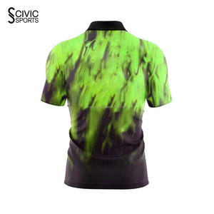 Confortable et élégant Bowling Polos Sportswear Maillot De Football T-shirts Personnalisé Sublimation Rayures Rétro Football Jersey - Product Image 2