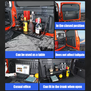 Estante Plegable de Aleación de Aluminio Engrosado para Puerta Trasera de Maletero Mesa de Doble Capa para Portón Trasero Soporte de Almacenamiento para Accesorios de GWM Tank 300 - Product Image 3