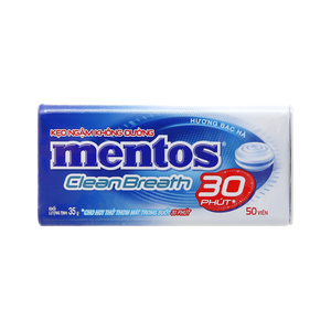 Mentos - Caramelos Masticables Sin Azúcar con Sabor a Menta Fresca, 35g, Caja al por Mayor - Product Image 1