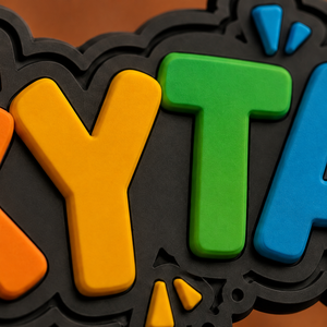 OxyTag 3D <b>Rubber</b> Patch Stick-On Embossed Colorful Logo Design Gift Decorations Wholesale Rate Custom <b>Rubber</b> PVC Patches - Product Image 3