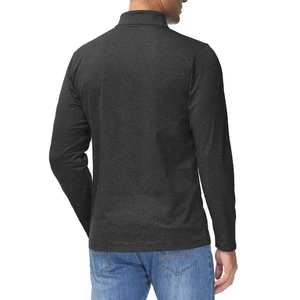 ผู้ผลิตสินค้าจากโรงงานโดยตรง เสื้อสเวตเชิ้ตผู้ชาย ผ้าคอตตอนผสม เสื้อพูลโอเวอร์ ระบายอากาศได้ดี เสื้อสเวตเชิ้ตแบบซิปครึ่งตัว - Product Image 2