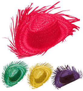 Sombrero Mexicano de Paja de Seagrass Colorido, Hecho a Mano en Vietnam, para Fiestas, Carnaval, Viajes y Uso al Aire Libre - Product Image 5