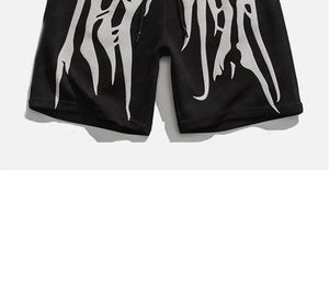 Men Plus Size Casual Board Shorts <b>Animal</b> <b>Pattern</b> Sublimation Print Drawstring Mid Waist <b>Knitted</b> Polyester Short Shorts - Product Image 6