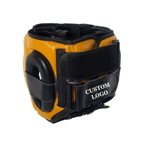 Protège-têtes de boxe noirs dorés pour la musculation et le combat, excellent rapport qualité-prix, personnalisables à prix compétitif - Product Image 6