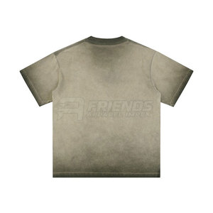 เสื้อยืดคุณภาพสูงสำหรับผู้ชาย ผ้าฝ้าย 100% เนื้อนุ่ม น้ำหนักเบา สีซีดแบบธรรมชาติ สวมใส่สบาย เหมาะสำหรับลุคสบายๆ ใส่ได้ทุกวัน - Product Image 2