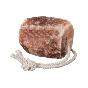 Bloc de sel rose de l'Himalaya naturel avec poignée en corde pour l'alimentation des animaux d'élevage, complément minéral - Product Image 5