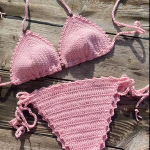 Braguita de bikini de ganchillo, 100% algodón - Product Image 1