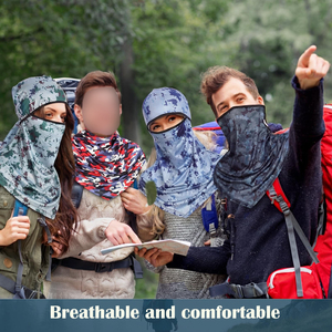 Wholesale Summer Long Balaclava Lightweight Polyester Face Mask For Skateboard Breathable <b>Head</b> <b>Cover</b> Soft Comfortable Shield - Product Image 6