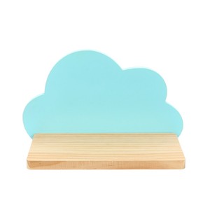 Étagère murale en MDF bleu pastel en forme de nuage - Vente en gros B2B - Product Image 3