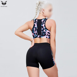Producto de Alta Demanda, Nueva Llegada, Precio al por Mayor, Conjunto Deportivo de 2 Piezas, Top y Pantalones Cortos, Ropa Deportiva para Mujer - Product Image 2