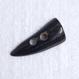Botones de Cuerno de Búfalo Naturales y Ecológicos, 2 Agujeros, Negro y Beige Pulido, HASAN CRAFT, para Costura y Manualidades - Product Image 2