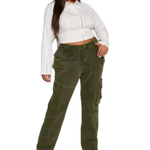 Cotton Breathable Wide Leg Women's <b>Jeans</b> Comfort Stretch Denim Ladies High Rise Women Denim Pants - Product Image 6