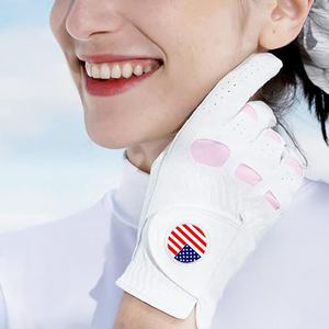 Comfort Ad Producto elegante Diseño único personalizado y fácil cuidado Tela ligera piel de oveja Guantes de golf duraderos para hombres adultos - Product Image 5