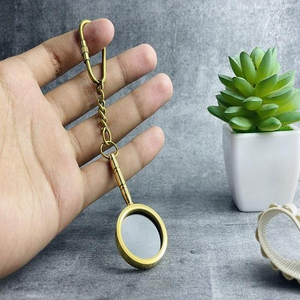 Solid Brass Keychain Personalized Metal <b>Key</b> Holder Premium Heavy Duty <b>Key</b> <b>Ring</b> Handmade Brass Keychain Custom Engraved <b>Accessory</b> - Product Image 3