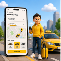 Desarrollo de Aplicaciones Móviles para Reserva de Taxis con Tecnología Avanzada, Soluciones Basadas en la Nube con IA, Internet, Linux, Mac