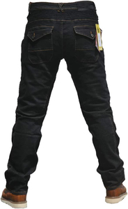 <b>Men</b> Motorcycle <b>Jeans</b> With Knee Pads Protective Riding Pants Black Windproof All Seasons <b>Biker</b> Wear - Product Image 4