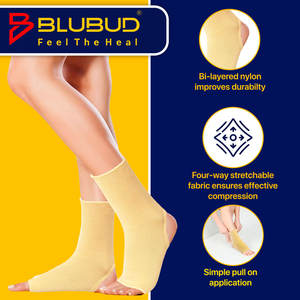 Soporte ajustable para tobillo, para estabilización del pie y el tobillo, prevención de lesiones, recuperación de esguinces y comodidad - Product Image 2