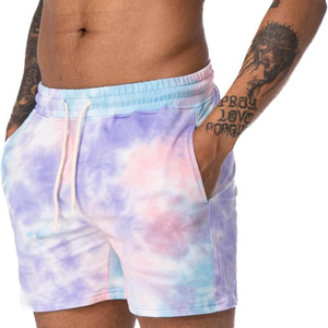 Pantalones Cortos Casuales Tie Dye para Hombre, Tendencia 2026, Estilo Deportivo, Jersey Suave de Lujo, Logotipo Personalizado, Ropa Deportiva Vibrante - Product Image 2