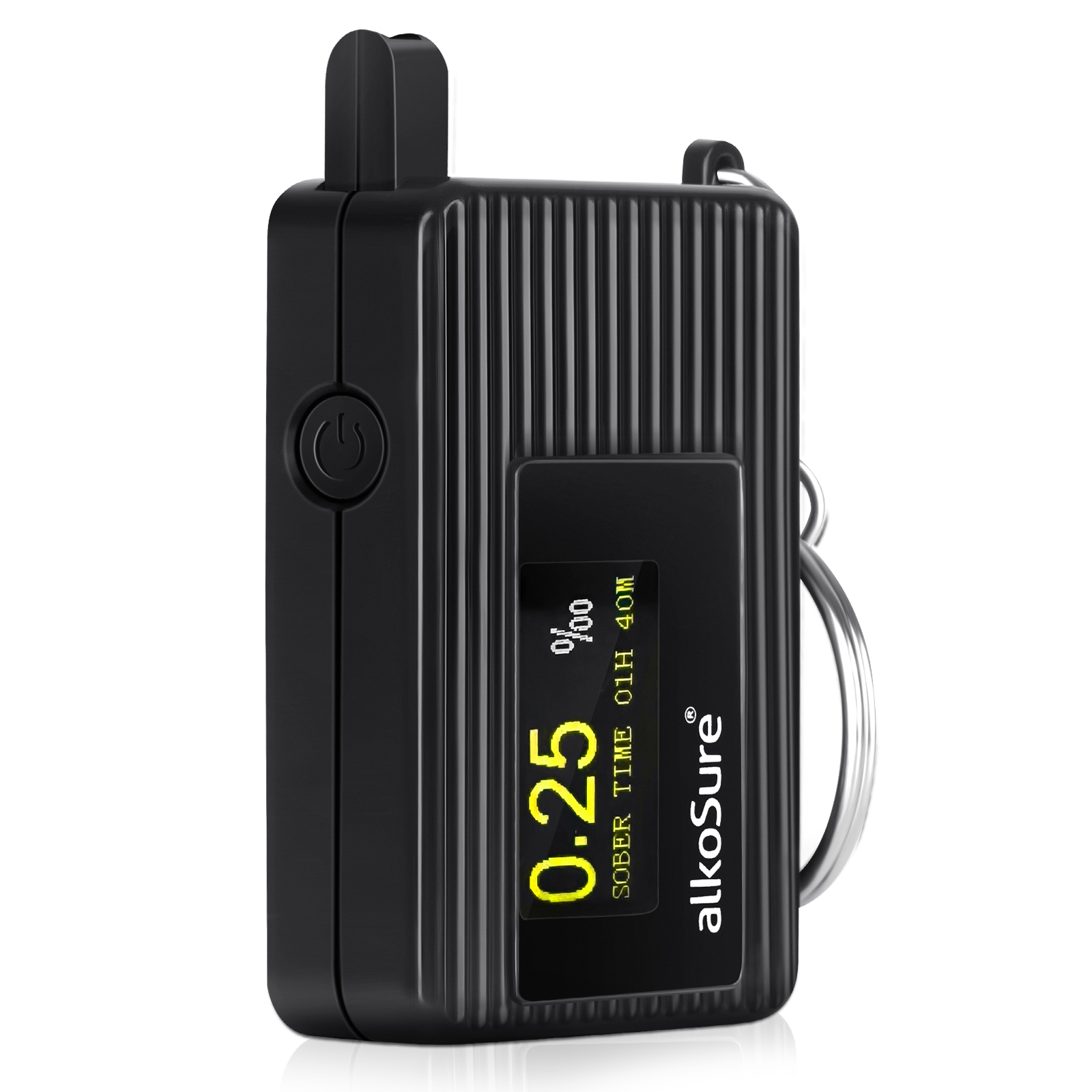 2025 Smallest Fuel Cell Portable Keychain Breathalyzer Digital Alcohol Tester