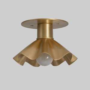 Luminique Atelier Brass Flower <b>Table</b> Lamp Contemporary Home Decor Indoor Living Room Modern Interior Design - Product Image 5