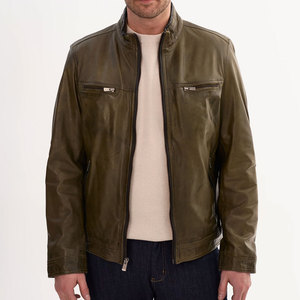 New Classic Style Genuine Cowhide <b>Leather</b> Jacket <b>Top</b> Selling Product Super Quality <b>Leather</b> Winter Wear Jacket In Wholesale Price - Product Image 6
