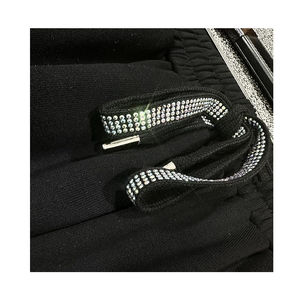 กางเกงวอร์มผู้ชายประดับเพชร ผลิตจากโรงงาน สีสันตามสั่ง ขายดี - Product Image 3