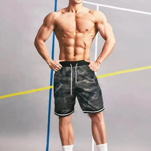 Shorts de sport personnalisés pour hommes avec logo frontal, confortables, respirants, écologiques, anti-plis, pour la gym, décontractés, séchage rapide, vêtements d'exercice - Product Image 3