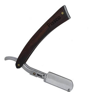 มีดโกนหนวดเหล็กกล้าไร้สนิมเยอรมันแบบใบมีดตรงสำหรับช่างตัดผม - Product Image 4