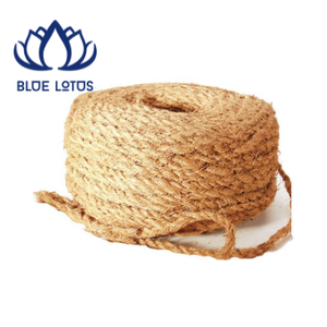 Corde en fibre de coco pure de qualité supérieure, marque BLUE LOTUS FARM, origine Ben Tre Vietnam, pour usage professionnel, outil de décoration artistique - Product Image 1