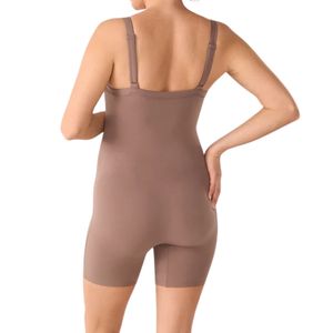 Mono de maternidad de punto de cintura alta para mujer, sin mangas, con cuello cuadrado, que realza la figura, sexy, para embarazo - Product Image 3