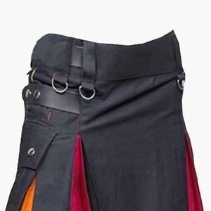 Kilts écossais modernes en laine utilitaire pour hommes et femmes, toutes couleurs, nouvelle collection, vente de kilts de 8 yards du Dunbartonshire, 16 oz, couleur personnalisable - Product Image 6