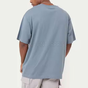 Camiseta Oversize Cómoda y Sólida, Transpirable, Talla Personalizada, Alta Calidad, Secado Rápido, Hecha de Algodón y Poliéster, Colores Personalizados, en Stock - Product Image 2