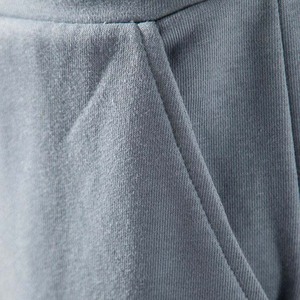 Pantalones Cortos Bermuda de Algodón de Color Liso para Hombre, con Cordón en la Cintura, Tejido de Punto Casual, de Tiro Medio, Transpirables, para Entrenamiento y Descanso - Product Image 3