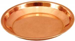 Assiette en cuivre pur faite à la main, thali décoratif traditionnel en cuivre, assiette à dîner en métal artisanale pour la maison, la cuisine et les cadeaux - Product Image 6