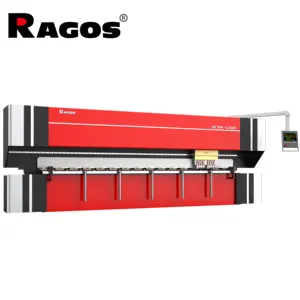 Ragos NCVM-5200 5200mm mesin lembaran logam Slotting CNC kecepatan tinggi v-grooving mesin