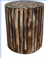 Rustic Handmade Wooden <b>Stool</b> Modern Solid Wood Accent Seat for Living Room Bedroom Apartment Home Decor Furniture - Product Image 3