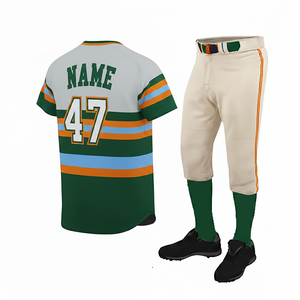 Tenues de baseball personnalisées professionnelles 2026 – Ensemble maillot et pantalon de baseball imprimé par sublimation pour hommes – Vêtements de sport d'équipe OEM ODM – Vente en gros - Product Image 2