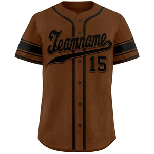 Camiseta de béisbol personalizada con estampado sublimado, nombre del equipo personalizado, número, botones, camiseta deportiva, uniforme deportivo, ropa para hombre - Product Image 1