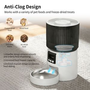 Distributore Automatico di Cibo per Animali Domestici XL Intelligente e Portatile, Alimentazione Temporizzata e Quantitativa con Controllo Remoto per la Massima Tranquillità - Product Image 4