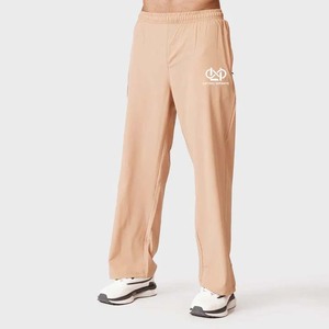 Lifting Infinite Men's Maroon 100% Cotton <b>Lightweight</b> Sweatpants Elastic Waist Right Leg Logo Breathable Casual <b>Joggers</b> - Product Image 2