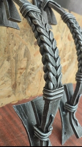 Manija de Hierro Forjado para Puerta - Estilo Tradicional, Alta Durabilidad, Acabado Pintado - Herrajes Elegantes para Cercas y Puertas - Product Image 5