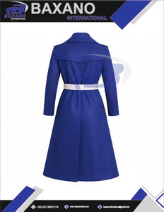 Manteau en laine de haute qualité pour femmes Zeta Phi Beta ZPB Sorority, trench-coat long avec ceinture ZPB Sorority - Product Image 5
