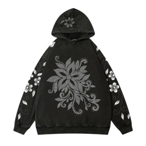 Sudadera con capucha de gran tamaño hecha de algodón de alta calidad - Product Image 1