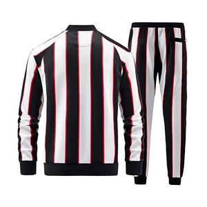 Wholesale Men’s <b>Polyester</b> Tracksuit Set – Winter Hoodie & <b>Jogger</b> 2 Piece, Warm Casual Solid Streetwear Jogging Suit - Product Image 2