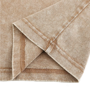 T-shirt Homme Streetwear Oversize Vintage en Coton 100% 230g, Délavé à l'Acide, Personnalisable avec Logo, Haute Qualité, Fabriqué au Bangladesh - Product Image 4