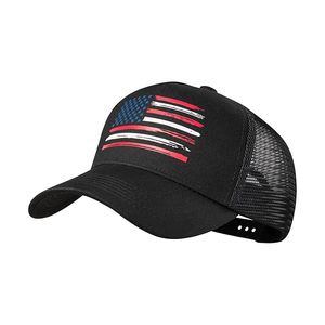 Casquette Trucker en Maille Noire et Verte 6 Panneaux Ajustable Décontractée Printemps-Été Unisexe Adulte 2027 100% Acrylique Strass - Product Image 3